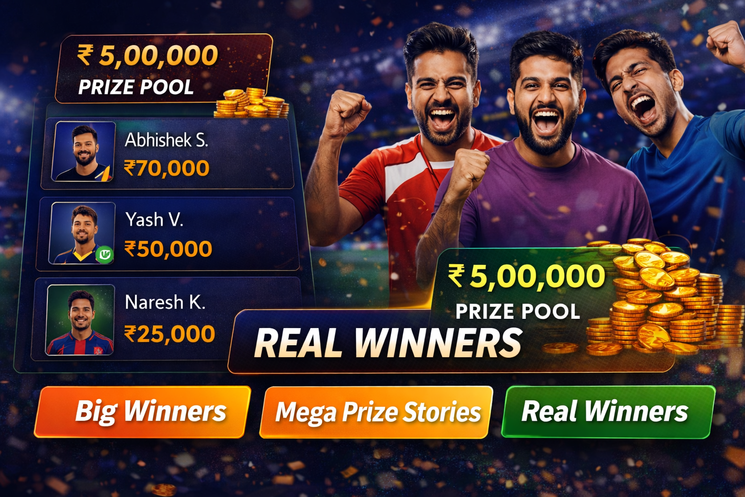 Come APK 11 fantasy cricket result notes